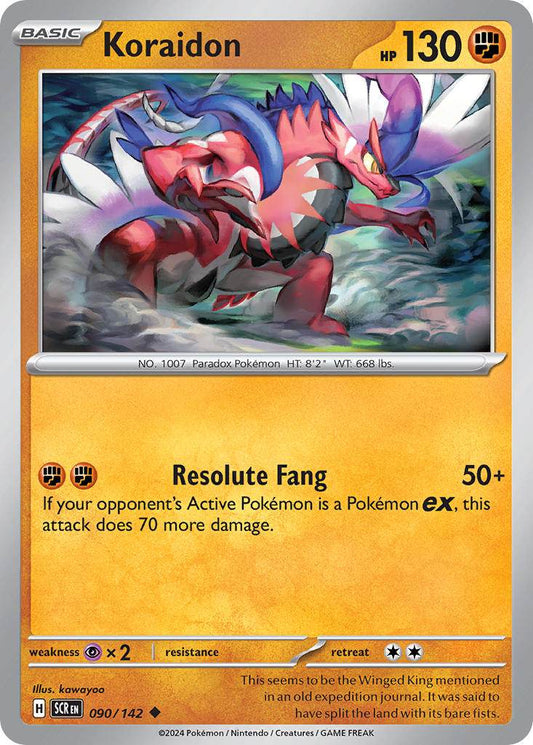 Koraidon 90/142 Reverse Uncommon - MissingNo.