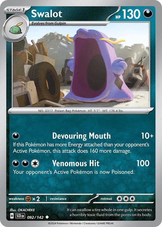 Swalot 92/142 Uncommon - MissingNo.