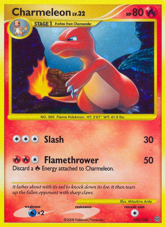 Charmeleon 102/100 Holo Secret Rare - MissingNo.