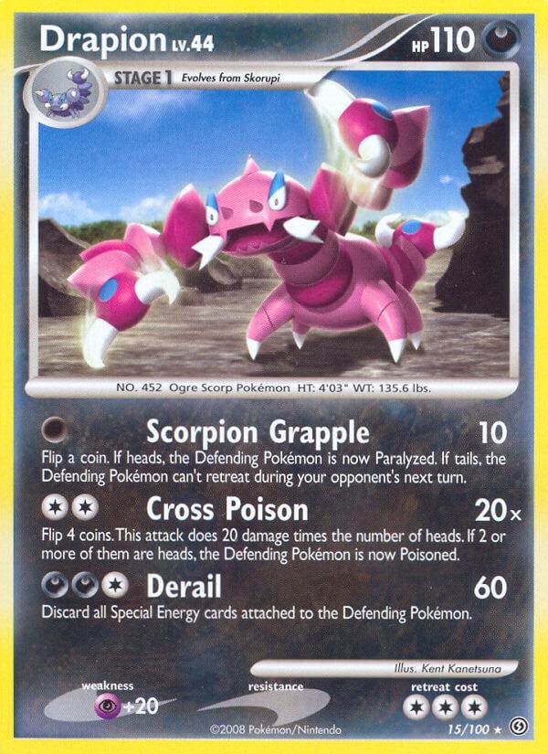 Drapion 15/100 Non-Holo Rare - MissingNo.