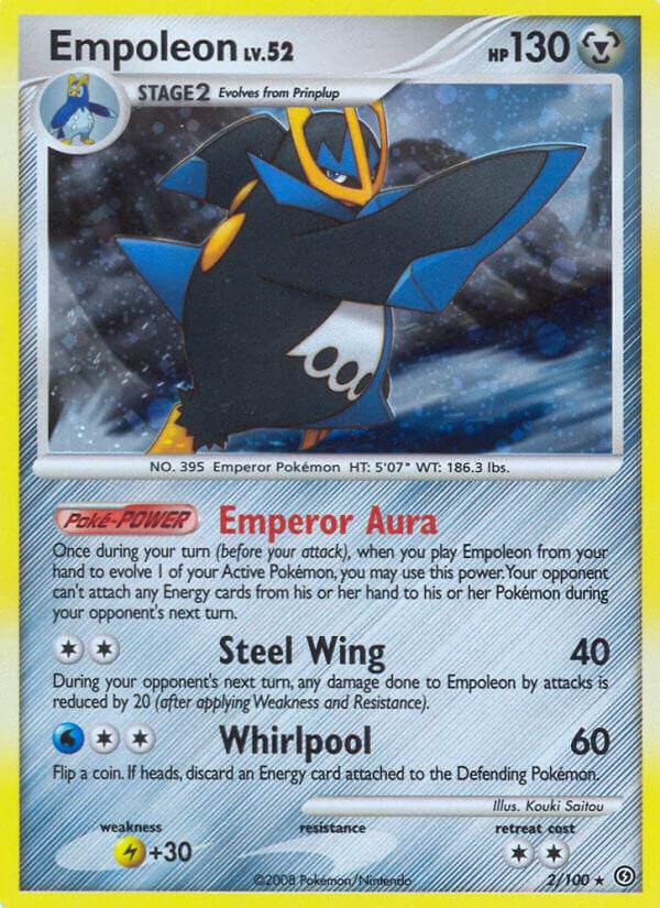 Empoleon 2/100 Reverse Rare - MissingNo.