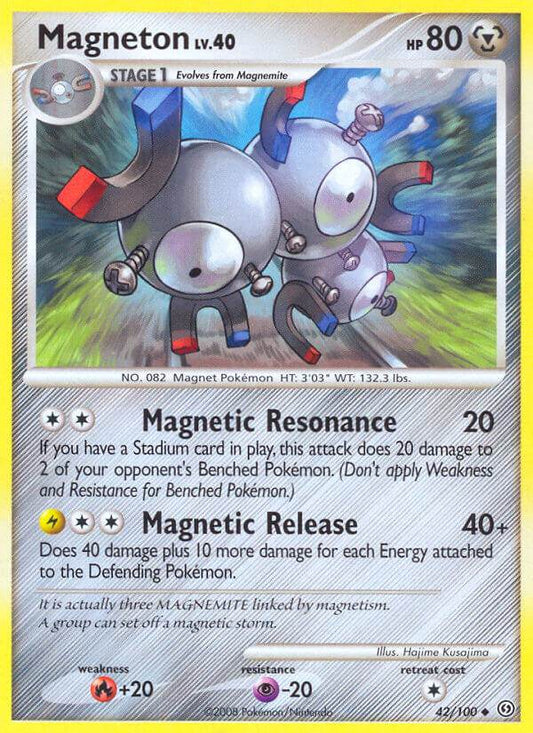 Magneton 42/100 Reverse Uncommon - MissingNo.