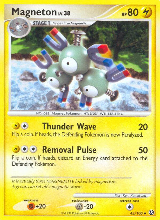 Magneton 43/100 Reverse Uncommon - MissingNo.