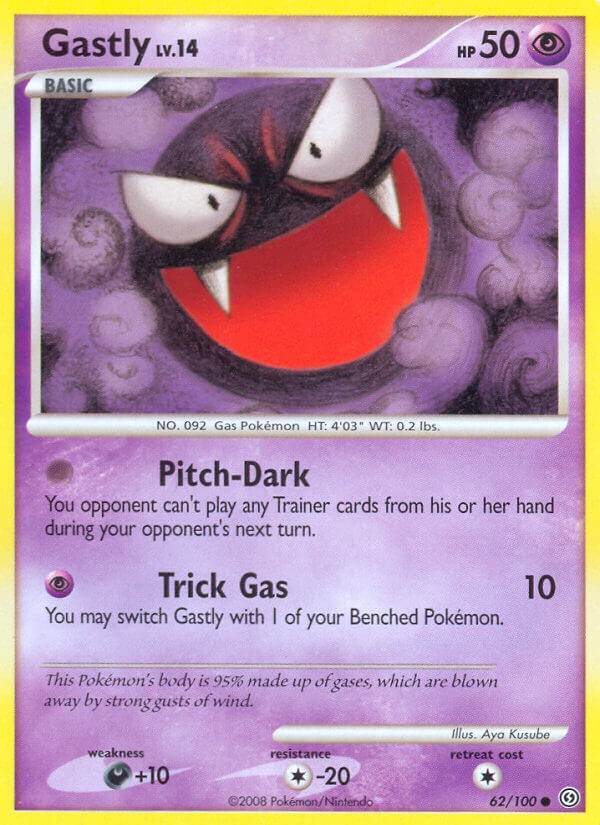 Gastly 62/100 Reverse Common - MissingNo.