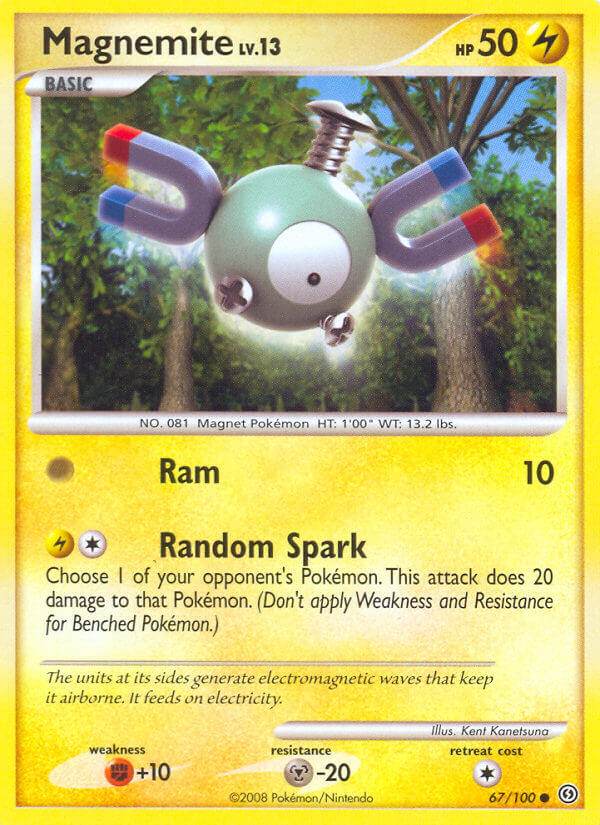 Magnemite 67/100 Reverse Common - MissingNo.