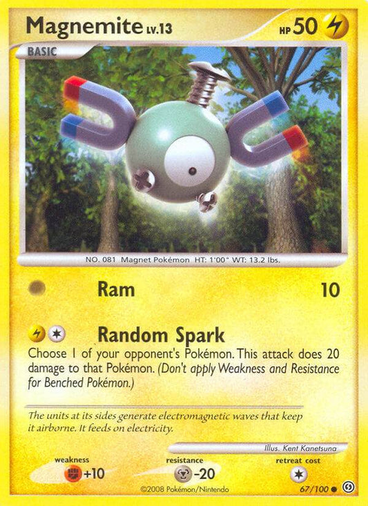 Magnemite 67/100 Reverse Common - MissingNo.