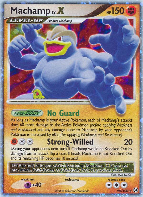Machamp LV.X 98/100 Holo Rare LV.X - MissingNo.