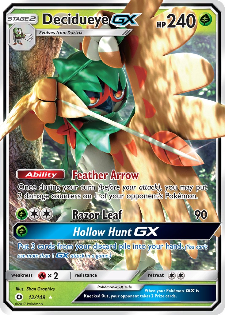 Decidueye GX 12/149 Holo Rare GX - MissingNo.
