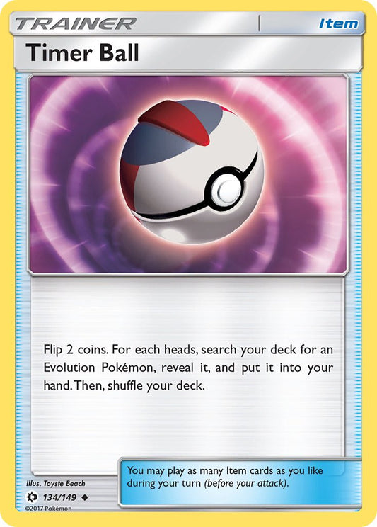 Timer Ball 134/149 Reverse Uncommon - MissingNo.