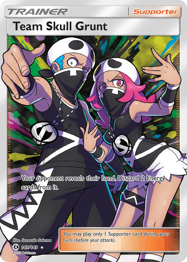 Team Skull Grunt 149/149 Holo Ultra Rare - MissingNo.