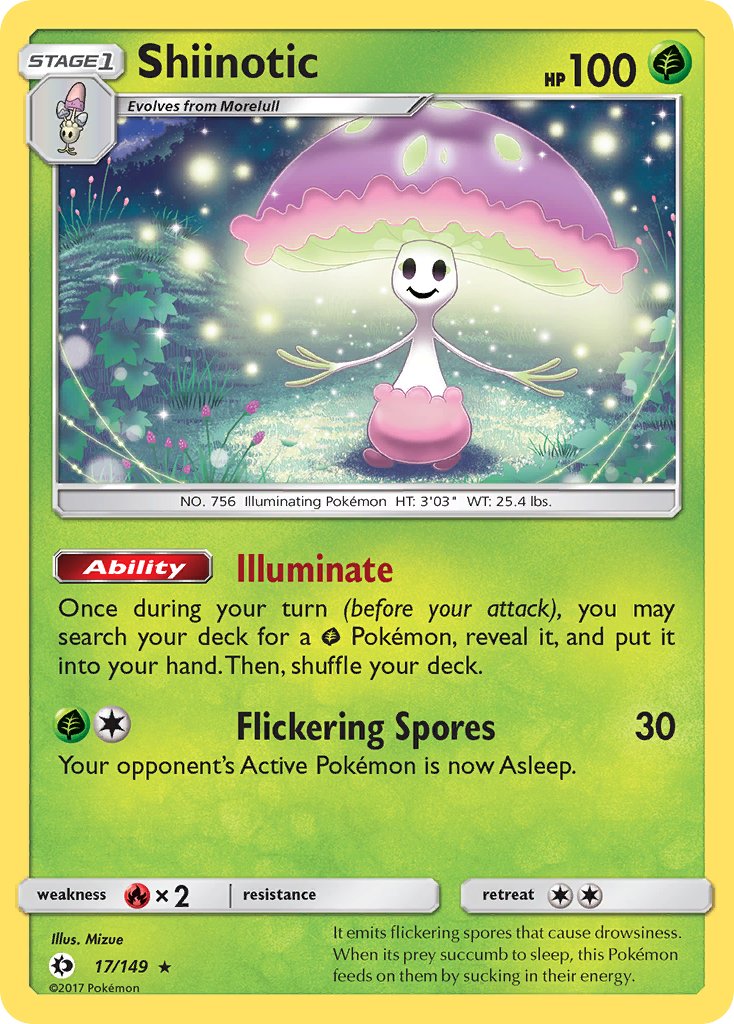 Shiinotic 17/149 Holo Rare - MissingNo.