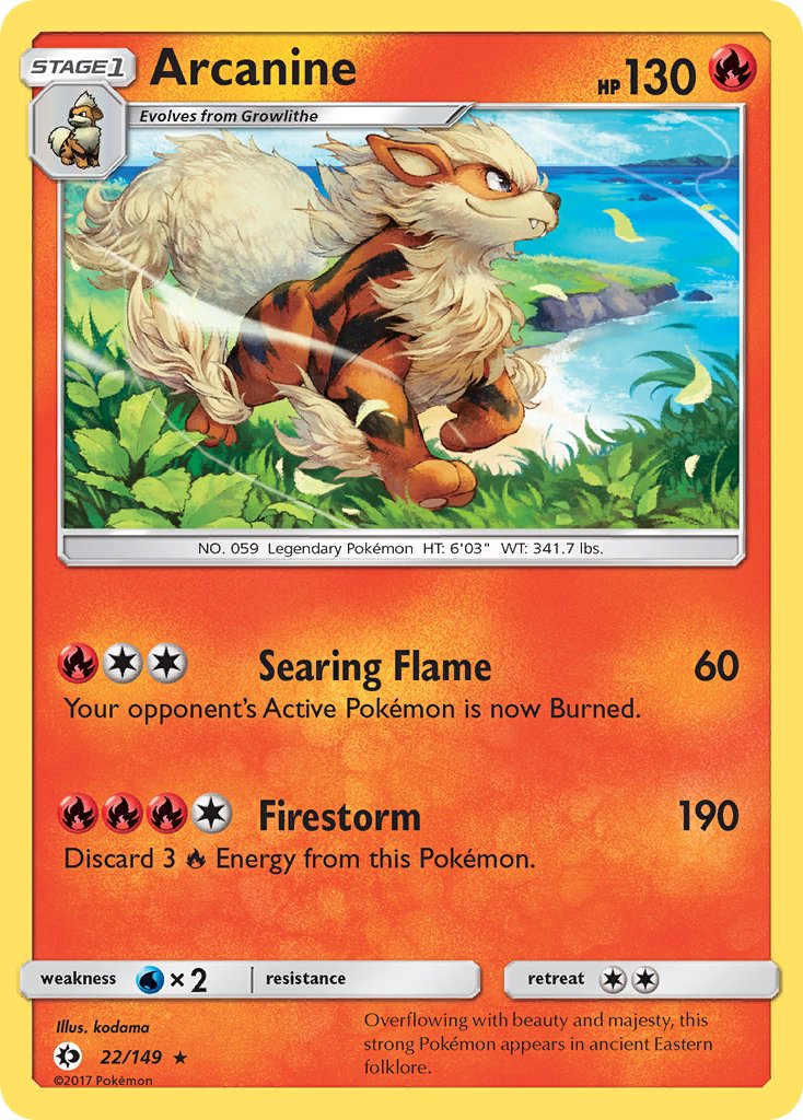 Arcanine 22/149 Holo Rare - MissingNo.