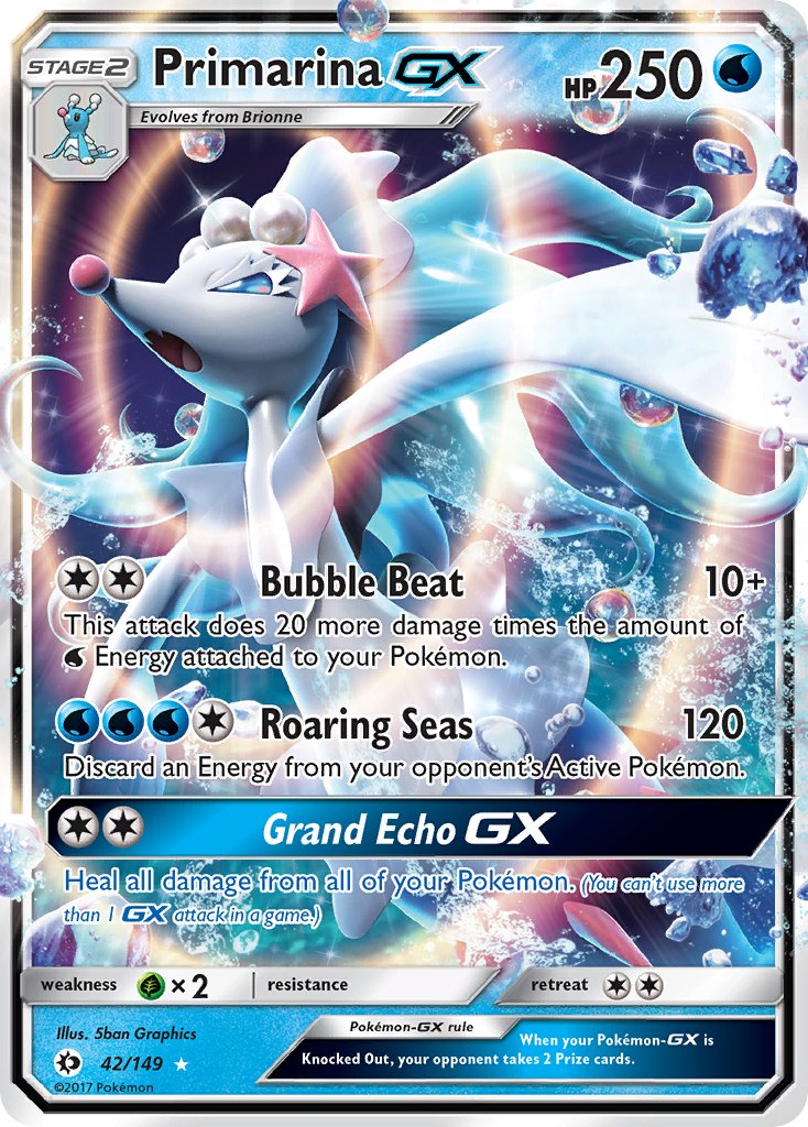 Primarina GX 42/149 Holo Rare GX - MissingNo.