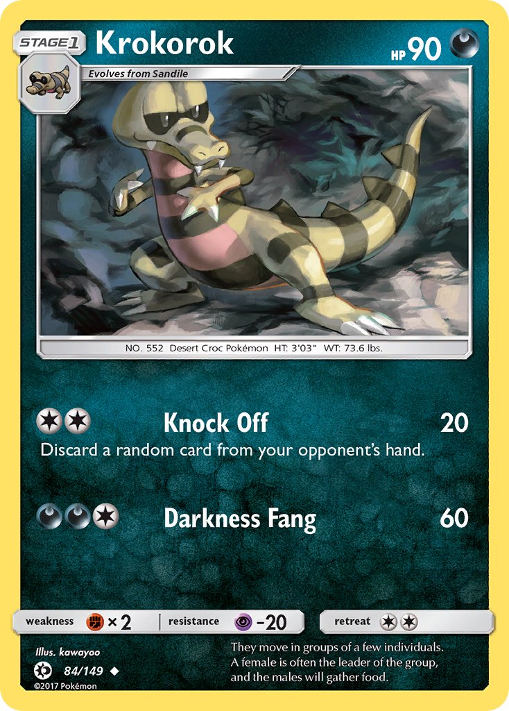 Krokorok 84/149 Uncommon - MissingNo.