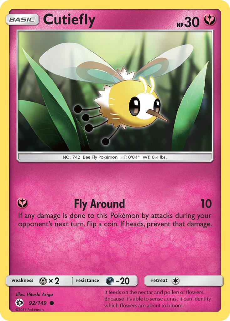 Cutiefly 92/149 Common - MissingNo.