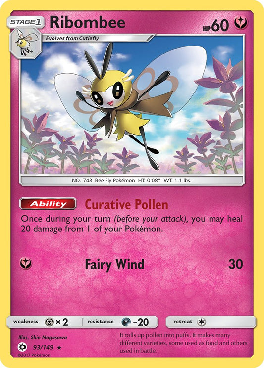 Ribombee 93/149 Reverse Rare - MissingNo.