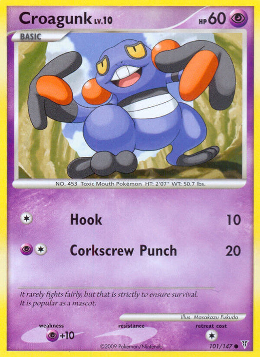 Croagunk 101/147 Reverse Common - MissingNo.