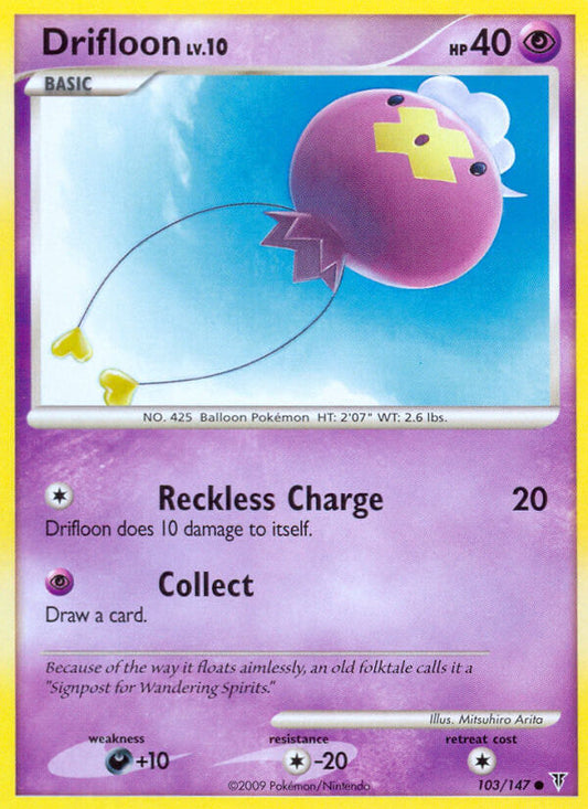 Drifloon 103/147 Reverse Common - MissingNo.
