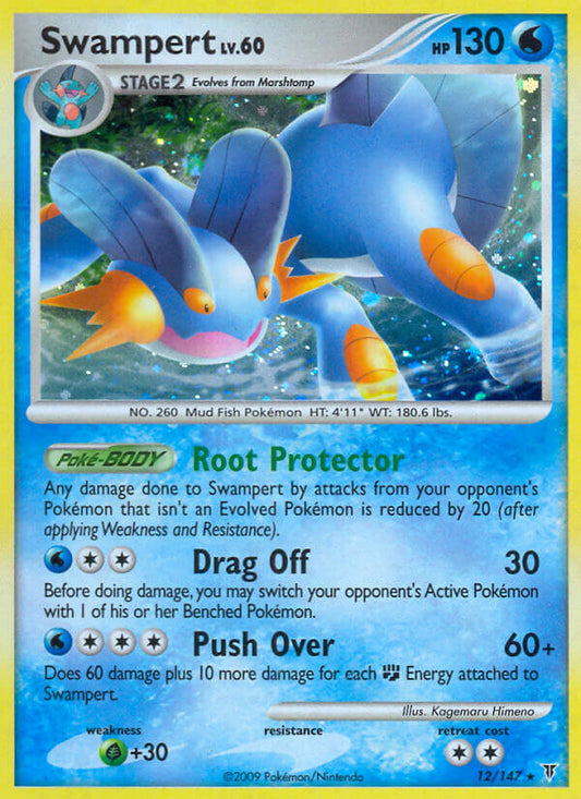 Swampert 12/147 Holo Rare - MissingNo.