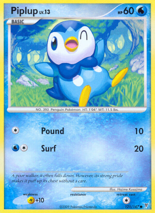 Piplup 121/147 Common - MissingNo.