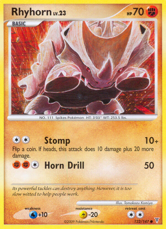 Rhyhorn 122/147 Common - MissingNo.