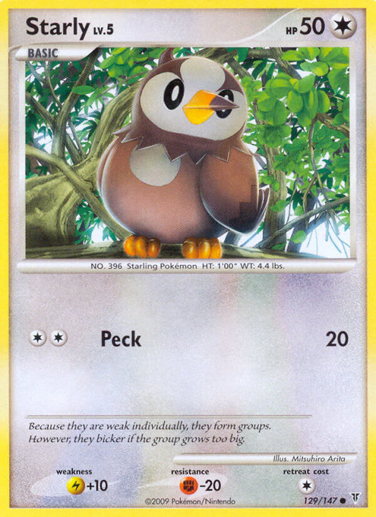 Starly 129/147 Reverse Common - MissingNo.