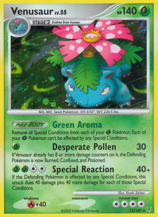 Venusaur 13/147 Reverse Rare - MissingNo.