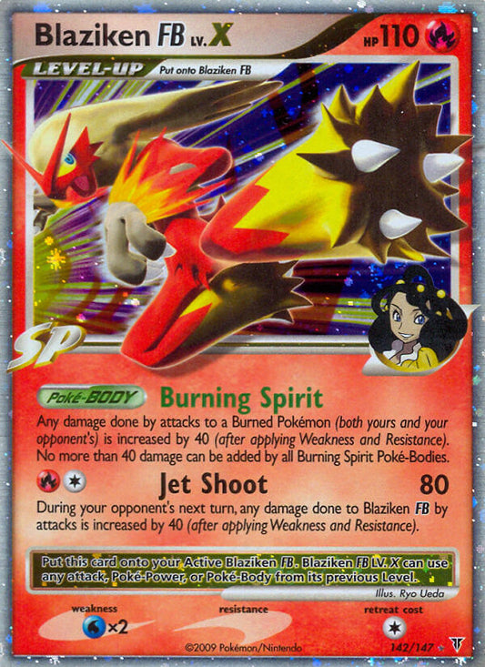 Blaziken FB LV.X 142/147 Holo Rare LV.X - MissingNo.