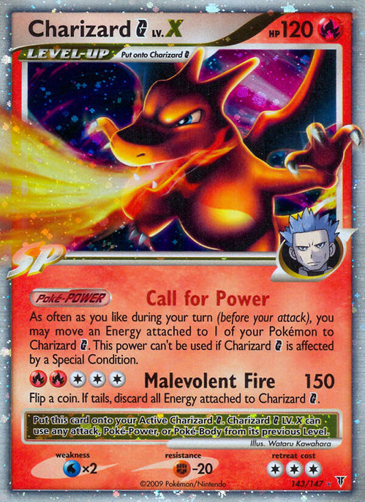 Charizard G LV.X 143/147 Holo Rare LV.X - MissingNo.