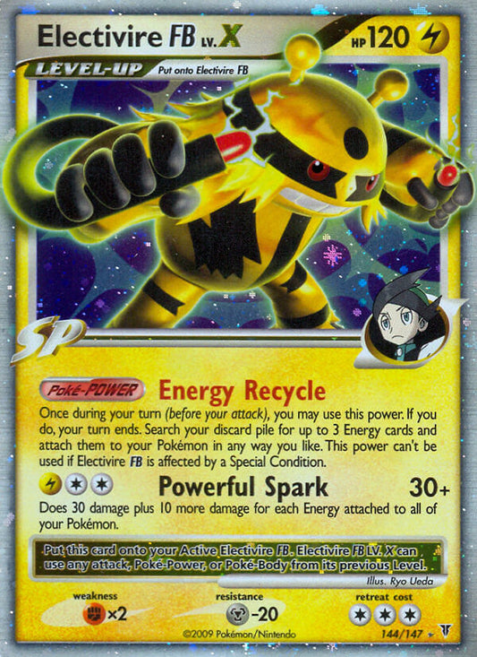 Electivire FB LV.X 144/147 Holo Rare LV.X - MissingNo.
