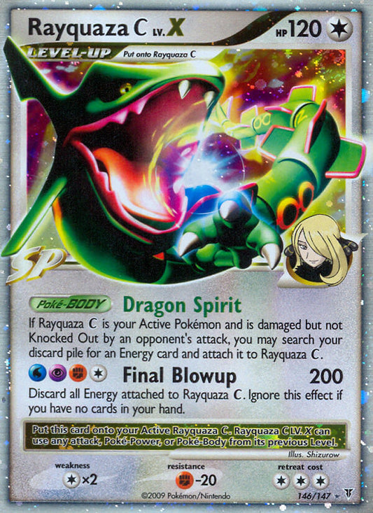 Rayquaza C LV.X 146/147 Holo Rare LV.X - MissingNo.
