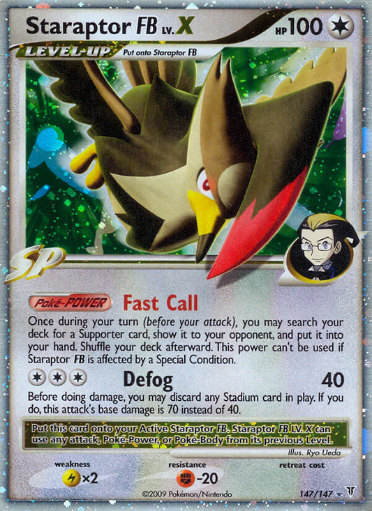 Staraptor FB LV.X 147/147 Holo Rare LV.X - MissingNo.