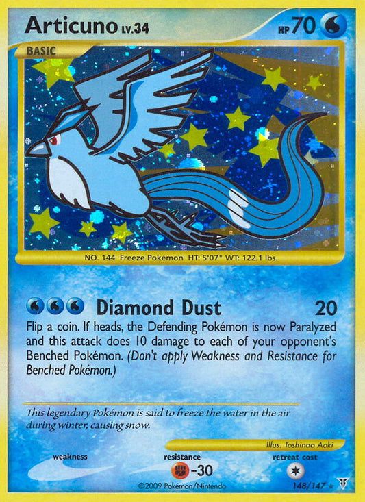 Articuno 148/147 Holo Secret Rare - MissingNo.