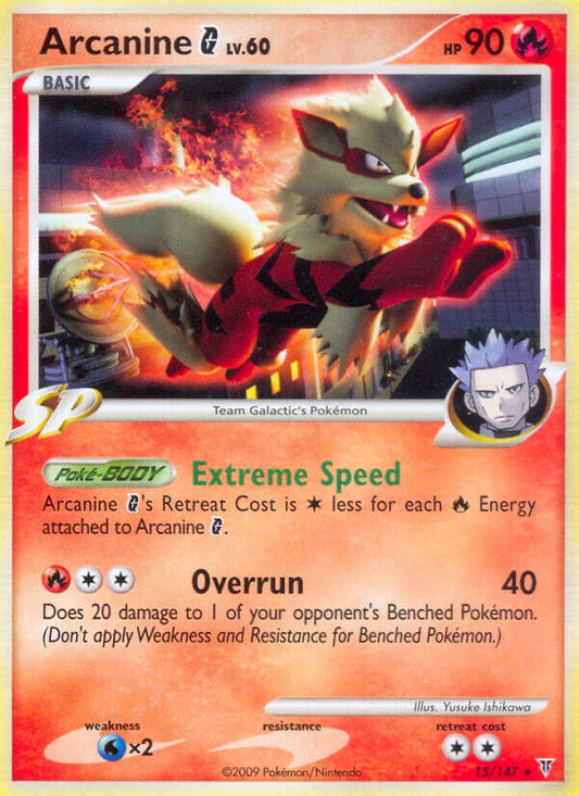 Arcanine G 15/147 Reverse Rare - MissingNo.