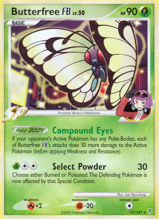 Butterfree FB 17/147 Reverse Rare - MissingNo.