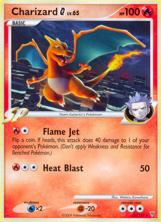 Charizard G 20/147 Reverse Rare - MissingNo.
