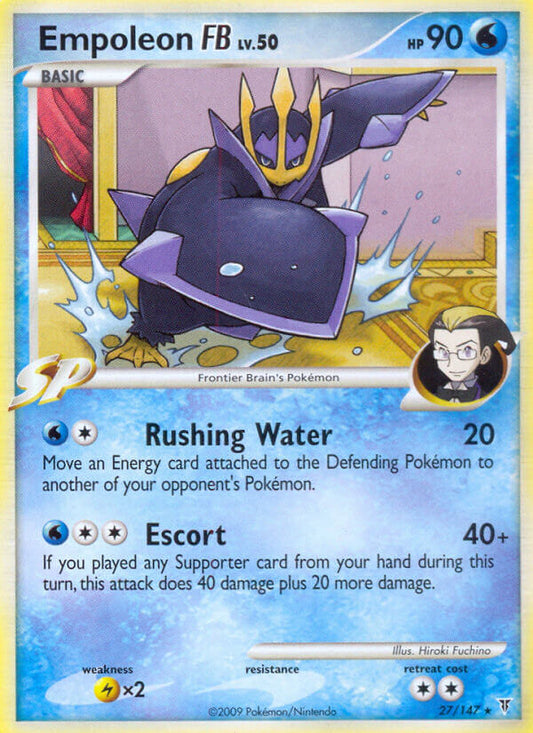 Empoleon FB 27/147 Crosshatch Holo Pokémon League Darach Season (June 2010) - MissingNo.