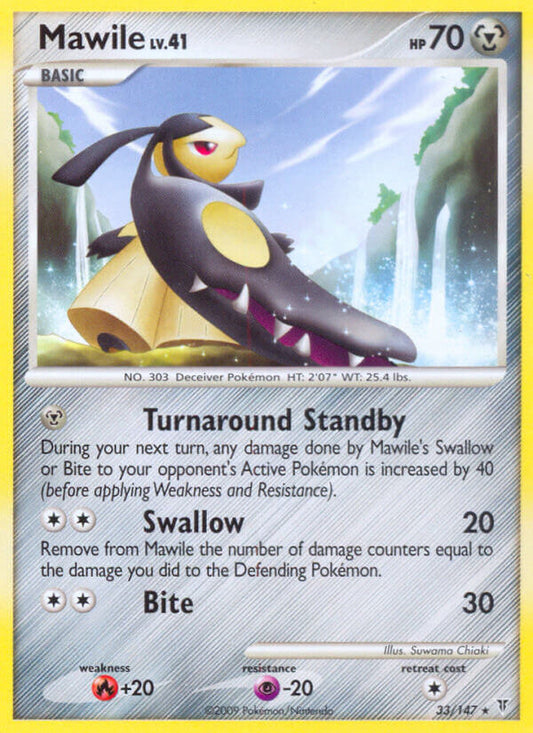 Mawile 33/147 Reverse Rare - MissingNo.