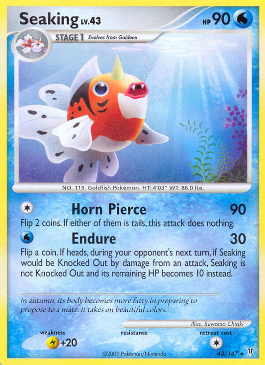 Seaking 43/147 Reverse Rare - MissingNo.
