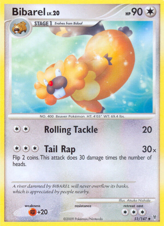 Bibarel 51/147 Reverse Uncommon - MissingNo.