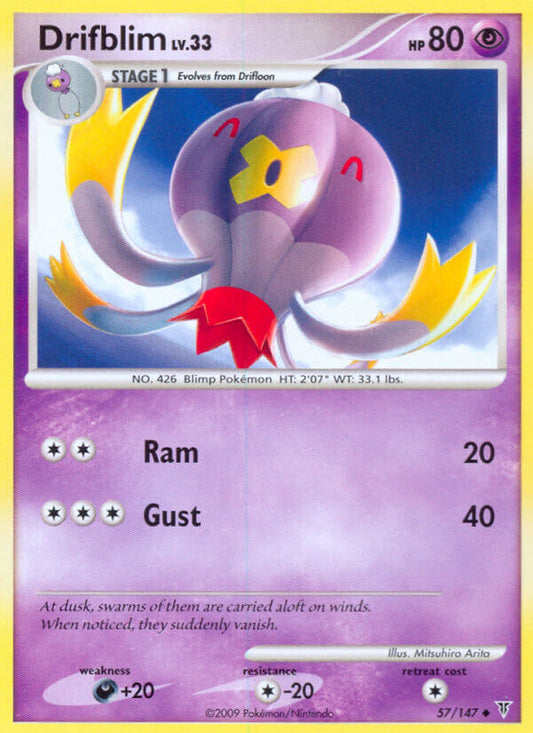 Drifblim 57/147 Uncommon - MissingNo.