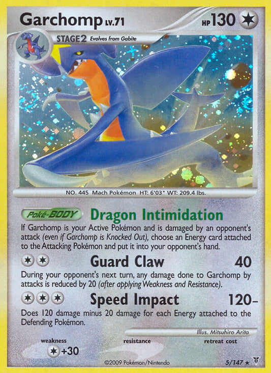 Garchomp 5/147 Reverse Rare - MissingNo.