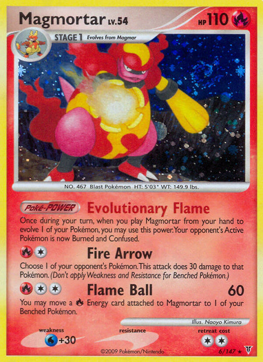 Magmortar 6/147 Holo Rare - MissingNo.