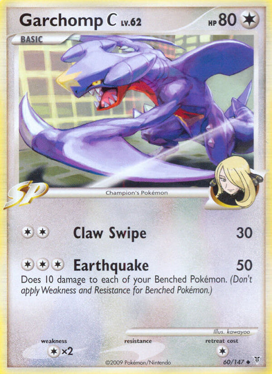 Garchomp C 60/147 Reverse Uncommon - MissingNo.