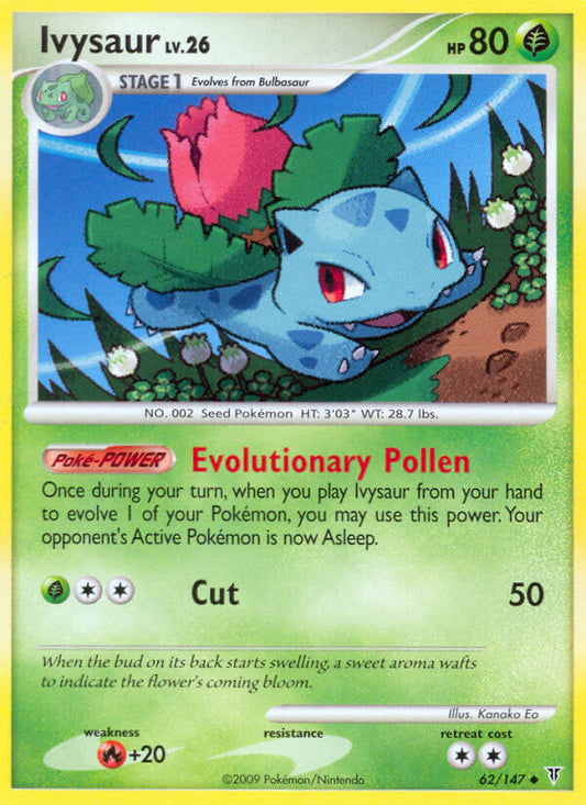 Ivysaur 62/147 Reverse Uncommon - MissingNo.