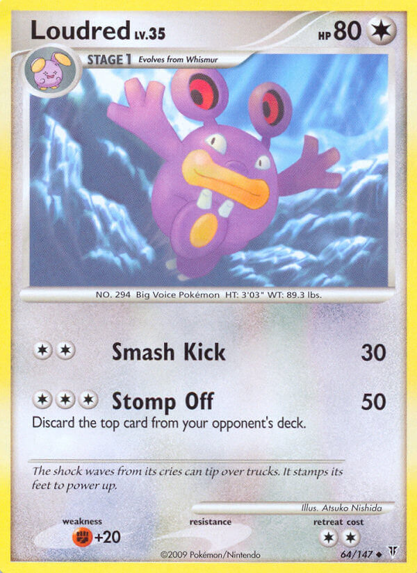 Loudred 64/147 Reverse Uncommon - MissingNo.