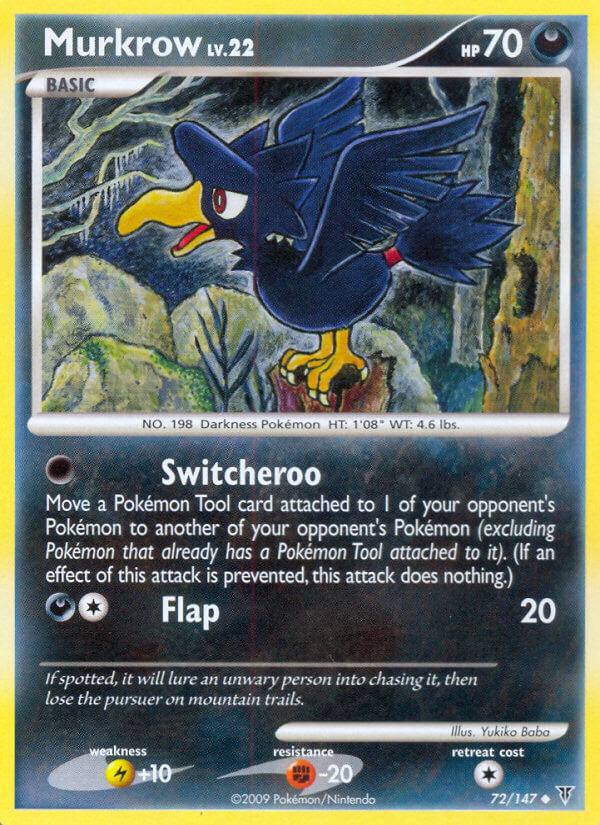 Murkrow 72/147 Reverse Uncommon - MissingNo.