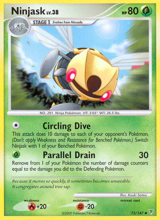 Ninjask 73/147 Reverse Uncommon - MissingNo.