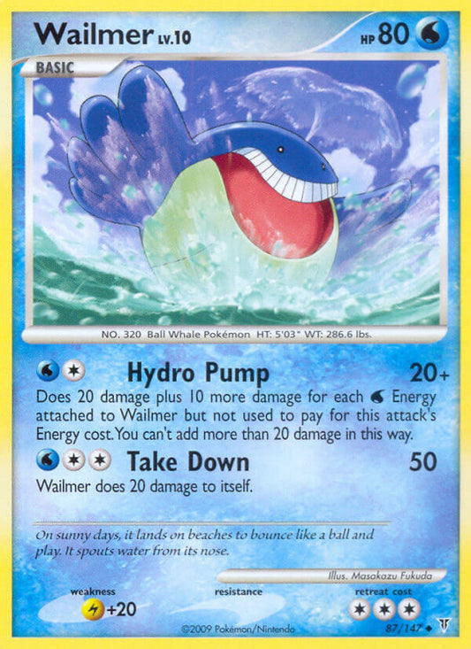 Wailmer 87/147 Reverse Uncommon - MissingNo.