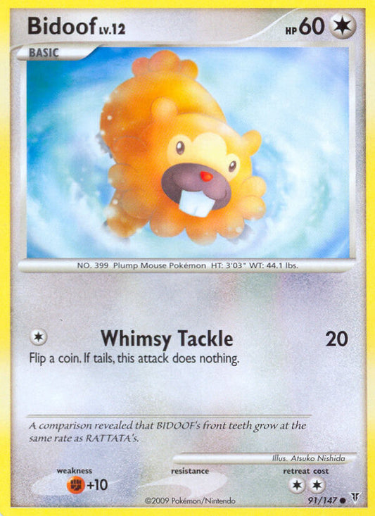 Bidoof 91/147 Reverse Common - MissingNo.